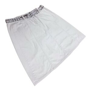 Christopher & Banks Womens 12 Light Stretch‎ Cream Skirt 34" Waist 24" Length